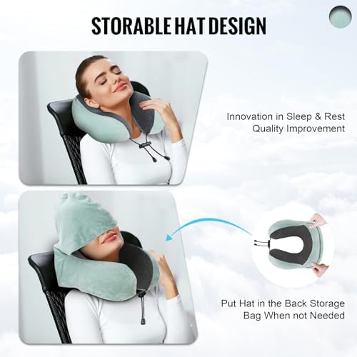 Cirorld Travel Pillow for Neck Support and Comfort