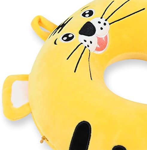 Sexysamba Tiger Cartoon Headrest Pillow for Kids