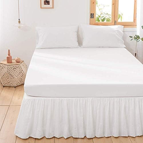 SimpleOpulence Linen Duvet Cover Set with Ruffles