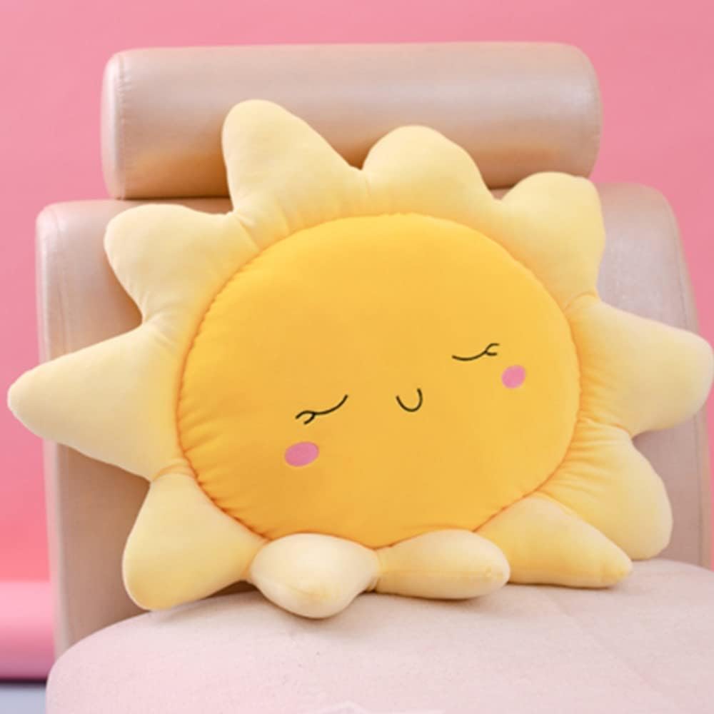 OUKEYI Cute Flower Sun Pillow Chair Cushion