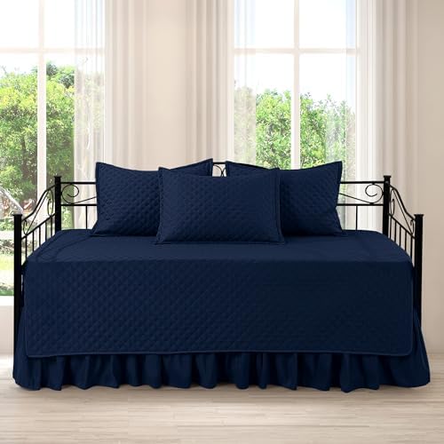 MABOZOO Daybed Cover Set with Bedskirt for Twin Bed 5 Piece