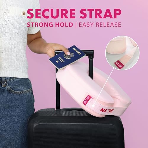 Nub Travel Neck Pillow Pink 1