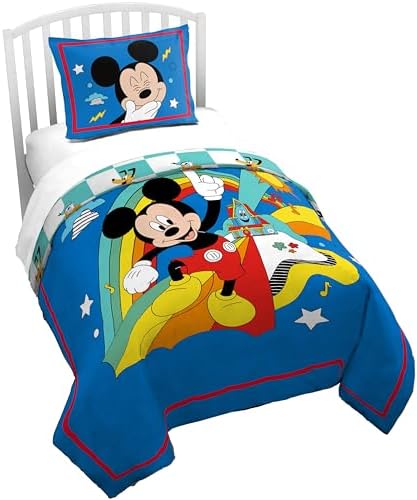 Jay Franco Disney Mickey Mouse Duvet Cover Set Twin Super Soft