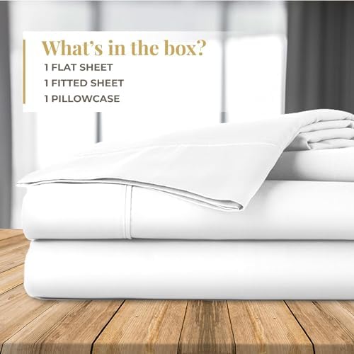 OmErsa Twin Sheet Set - Soft Microfiber Wrinkle Free Deep Pocket