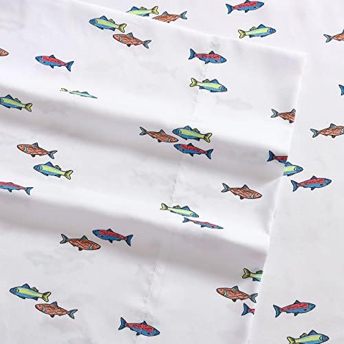 Eddie Bauer Kids Twin XL Sheet Set - Stain Resistant and Safe