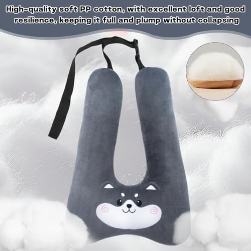 Longhuo Kids Travel Pillow U Shaped Car Seat Support