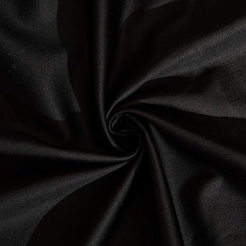 Prashi Euro Pillow Shams Pack of 2 600 Thread Count Egyptian Cotton Black