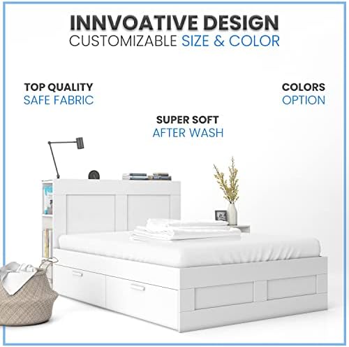 Custom Fitted Bed Sheet - Polycotton Soft Breathable