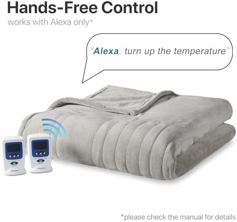 Beautyrest Wi-Fi Heated Electric Blanket with 20 Heat Settings