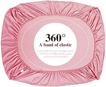 NHNHN King Size Fitted Sheet with Deep Pockets