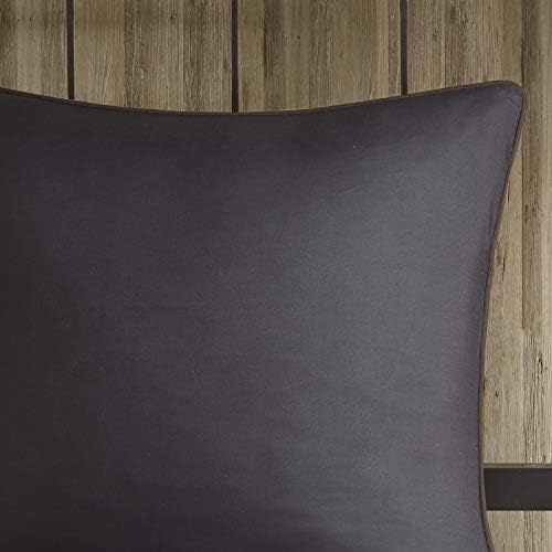 Woolrich Rustic Lodge Comforter Set - All Season Down Alternative GreyBrown