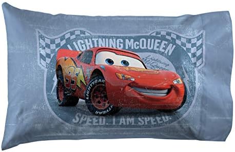 Jay Franco Disney Pixar Cars Tune Up Blue Gray 4 Piece Sheet Set