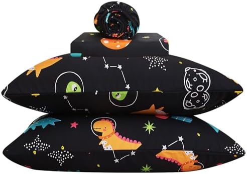 Yibeizi Dinosaur Space Twin Sheet Set for Boys 1