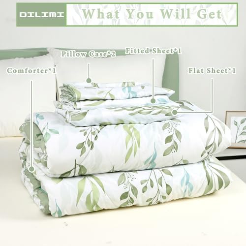 DILIMI 5-Piece Reversible Comforter Set for Girls 1