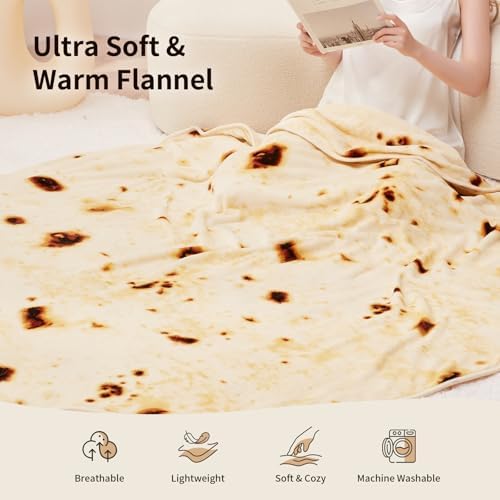 Bwarm Electric Burrito Blanket 6 Levels Auto Shut-Off Machine Washable