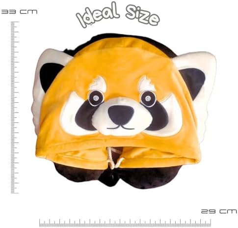 Kids Travel Pillows with Hood and Animal Designs