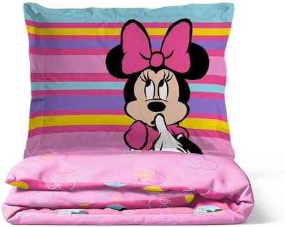 Jay Franco Duvet Cover Set Minnie Mouse Pink Twin 2 Piece