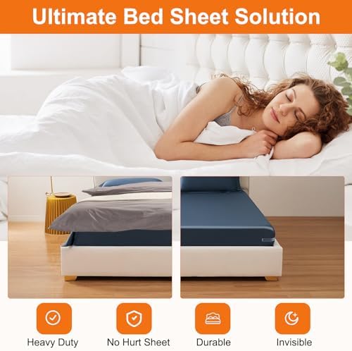JASTT Lock Sheet Holders 4PCS Heavy Duty Bed Sheet Clips