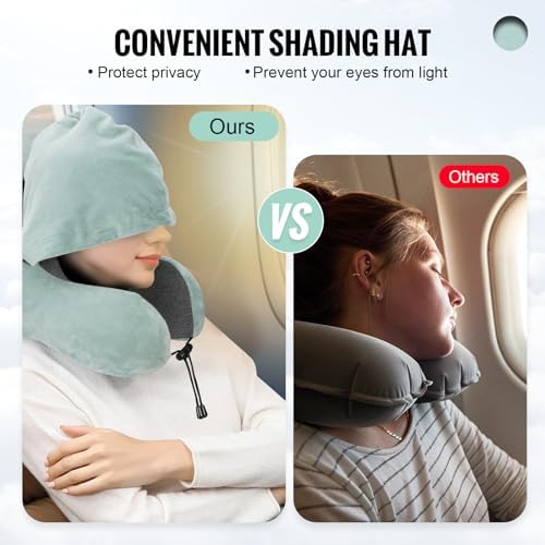 Cirorld Travel Pillow for Neck Support and Comfort