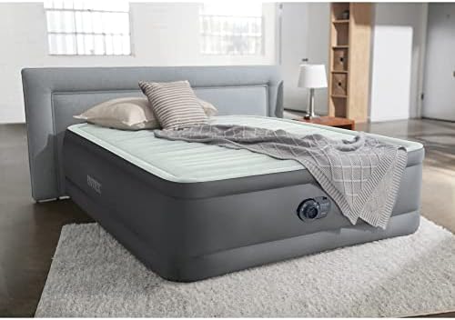 Intex 64901ED Twin Elevated Air Mattress with Built-in Pump
