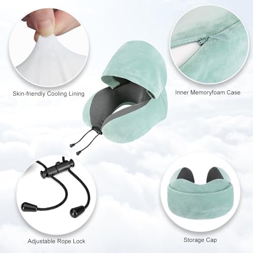 Cirorld Travel Pillow for Neck Support and Comfort