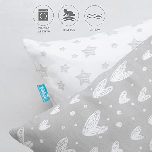 Biloban Organic Cotton Pillowcases 2 Pack - 16 x 24
