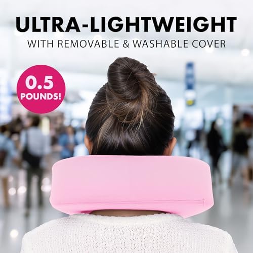 Nub Travel Neck Pillow Pink 1