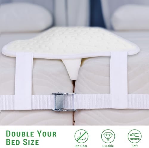 Gogreen Twin to King Bed Converter Kit 80x10 Waterproof Bridge