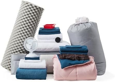Fully Loaded Twin XL Dorm Bedding Essentials Set