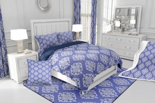 Purple Gothic Duvet Cover Set Queen Size