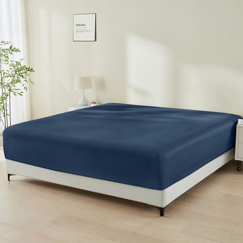 GOKOTTA Bamboo Rayon Fitted Sheet King Size