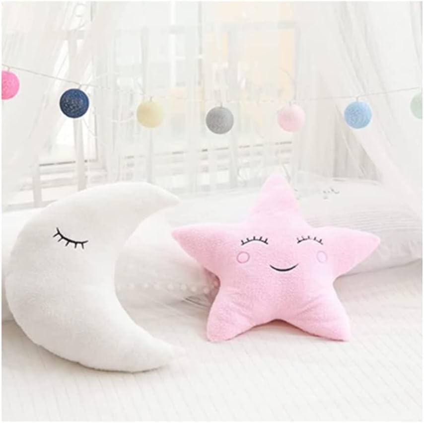 ELONEL Soft Plush Star Pillow Cloud Moon Decor