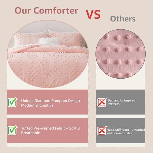 Geniospin Pink TwinTwin XL Bed-in-a-Bag Comforter Set