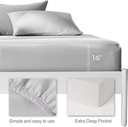 BlessLiving 3D Galaxy Fitted Sheet for Kids Teens 1