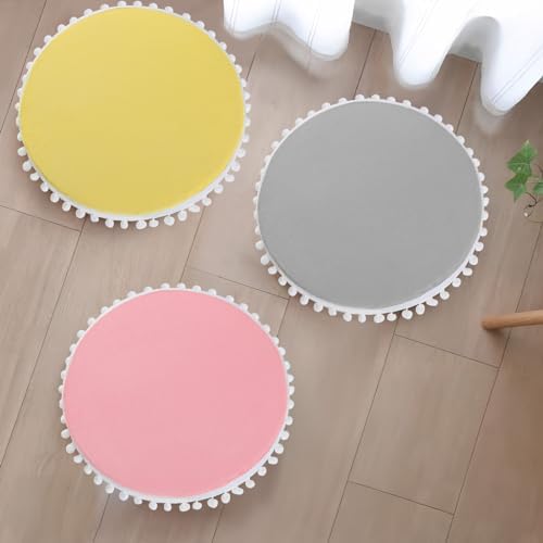 Kishome Round Floor Pillow Set of 4 for Kids