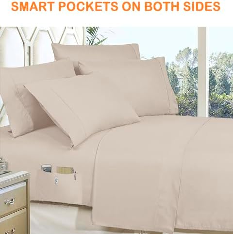 Elegant Comfort 10-Piece Sunflower Bed-in-a-Bag Set
