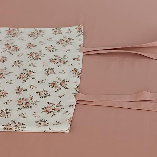 VM VOUGEMARKET Pink Flower Pillowcases 2PCS