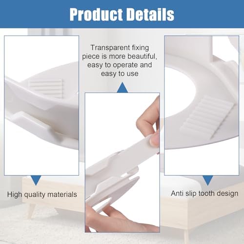 Antetek Lock Sheet Holders - White Bed Sheet Clips Corner Locks