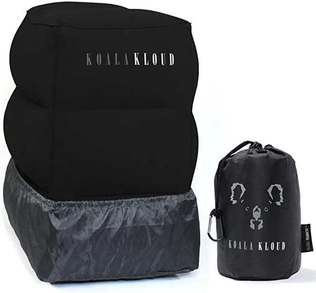Koala Kloud Travel Foot Rest - Black
