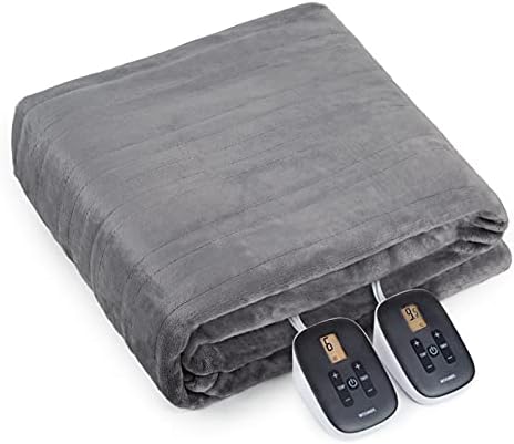 WOOMER Heated Blanket King Size 90x100 with 5 Year Warranty