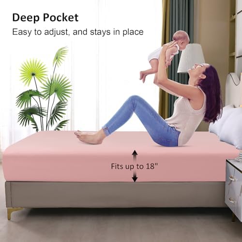 Ohano Waterproof Queen Mattress Protector with Deep Pocket