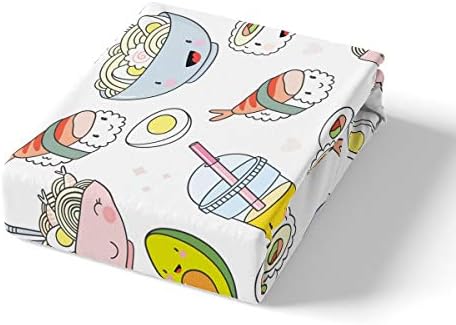 Feelyou Sushi Pattern Duvet Cover Set for Kids