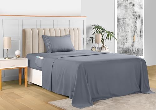 Utopia Bedding Twin XL Sheet Set - Grey