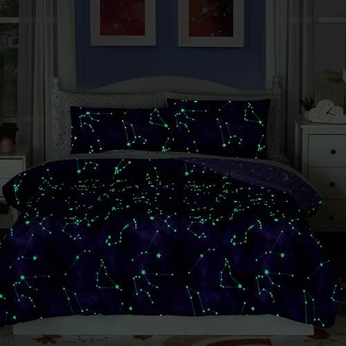 Wink Deer Glow in The Dark Comforter Set for Kids