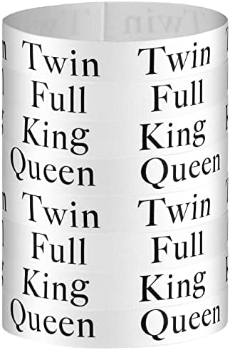 Oudain 8 Pcs Sheet Organizer Bands - Black