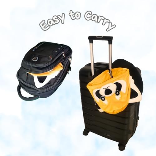 Kids Travel Pillows with Hood and Animal Designs