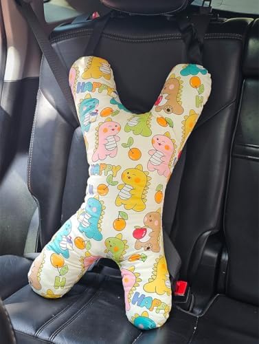Car Travel Pillow for Kids Adults X-Shaped Neck Support