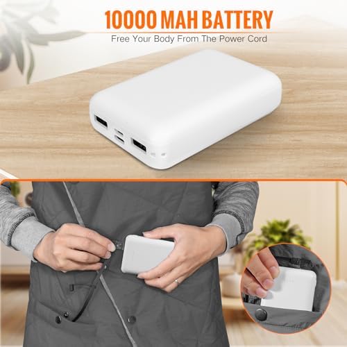 Diweez Cordless Heated Blanket with 3 Heat Levels