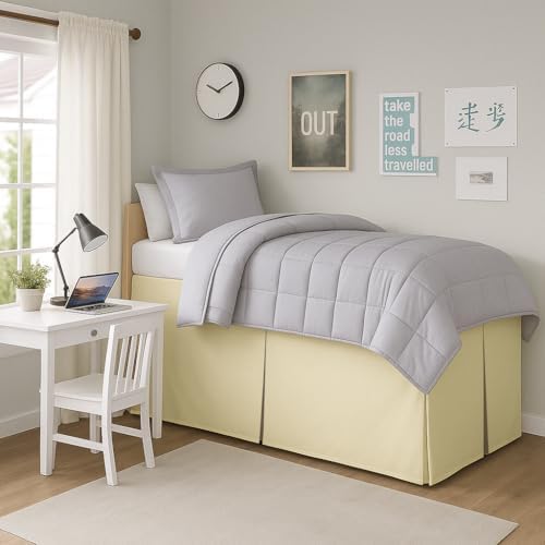 Exotic Linen Mattress Skirt Twin XL 39x80 Luxury Microfiber