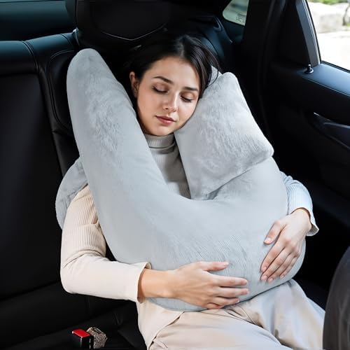 Travel Pillow for Adults Kids with Head and Neck Support